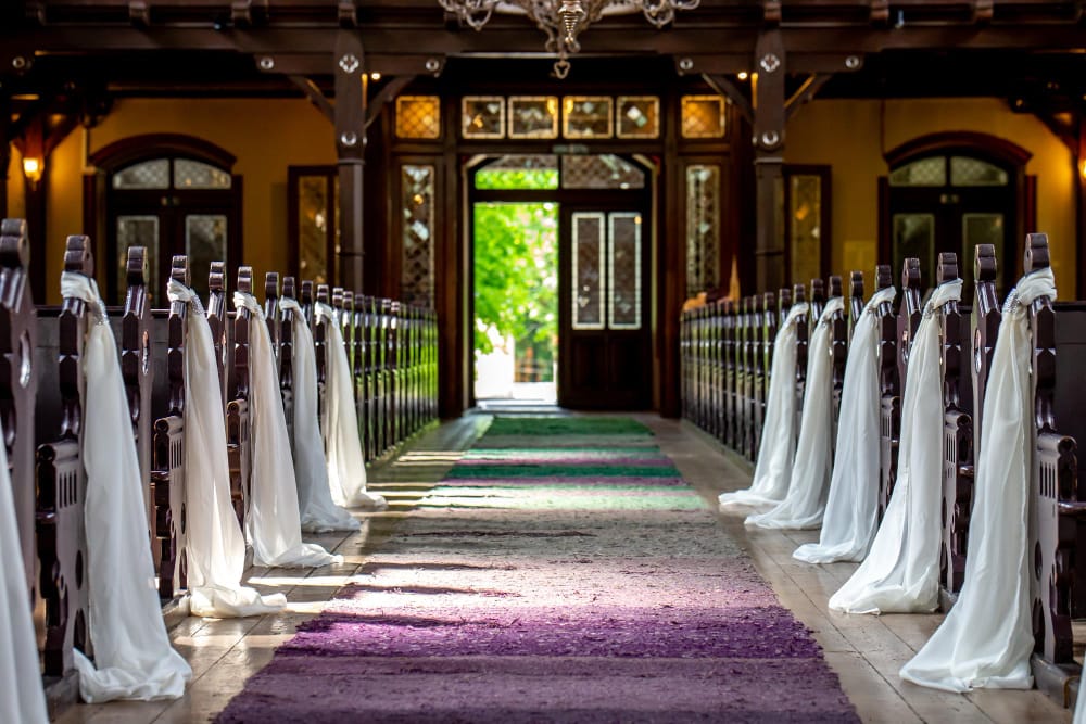 Wedding venue interior