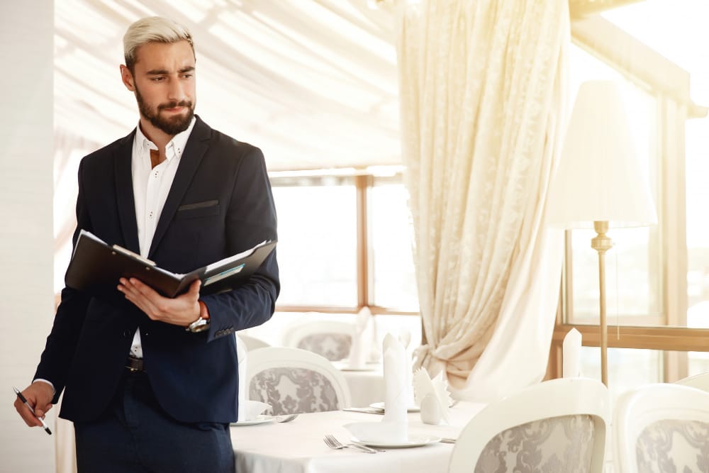 Wedding planner in wedding venue